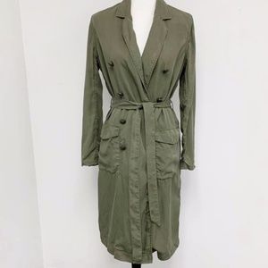 Free People Military Duster Trench Coat XS